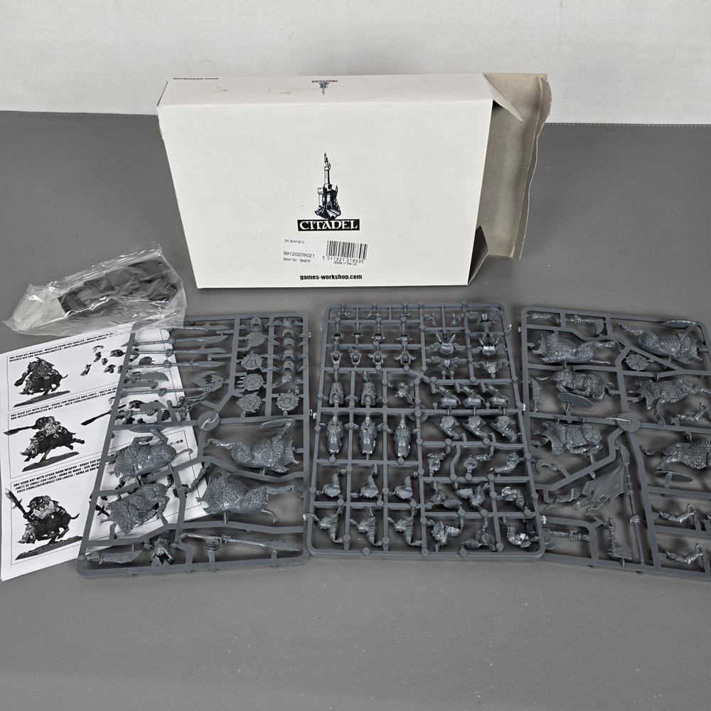 NOB Citadel Warhammer Orc Boar Boyz Miniature Set Games Workshop 99120209021